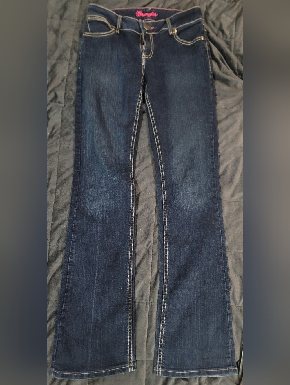 Wrangler Dark Blue Flare Jeans